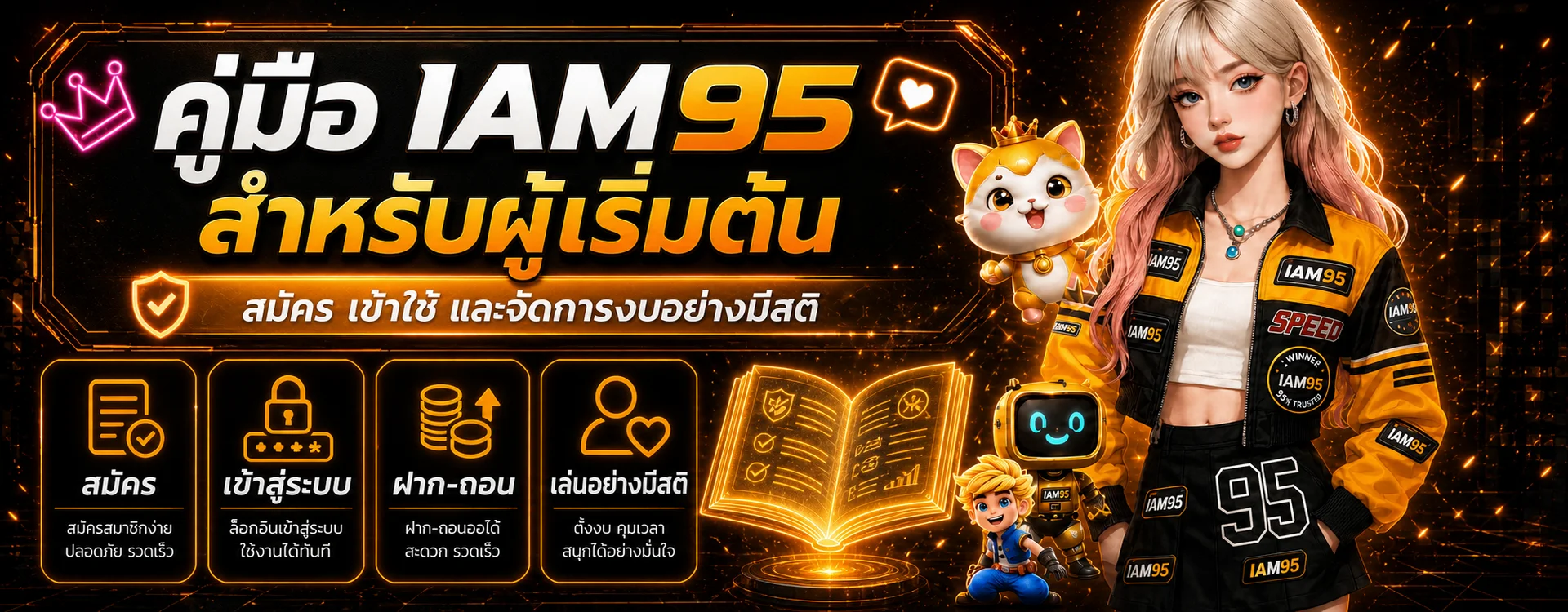 IAM95 คู่มือสมัคร เข้าใช้ และเล่นอย่างมีสติ
