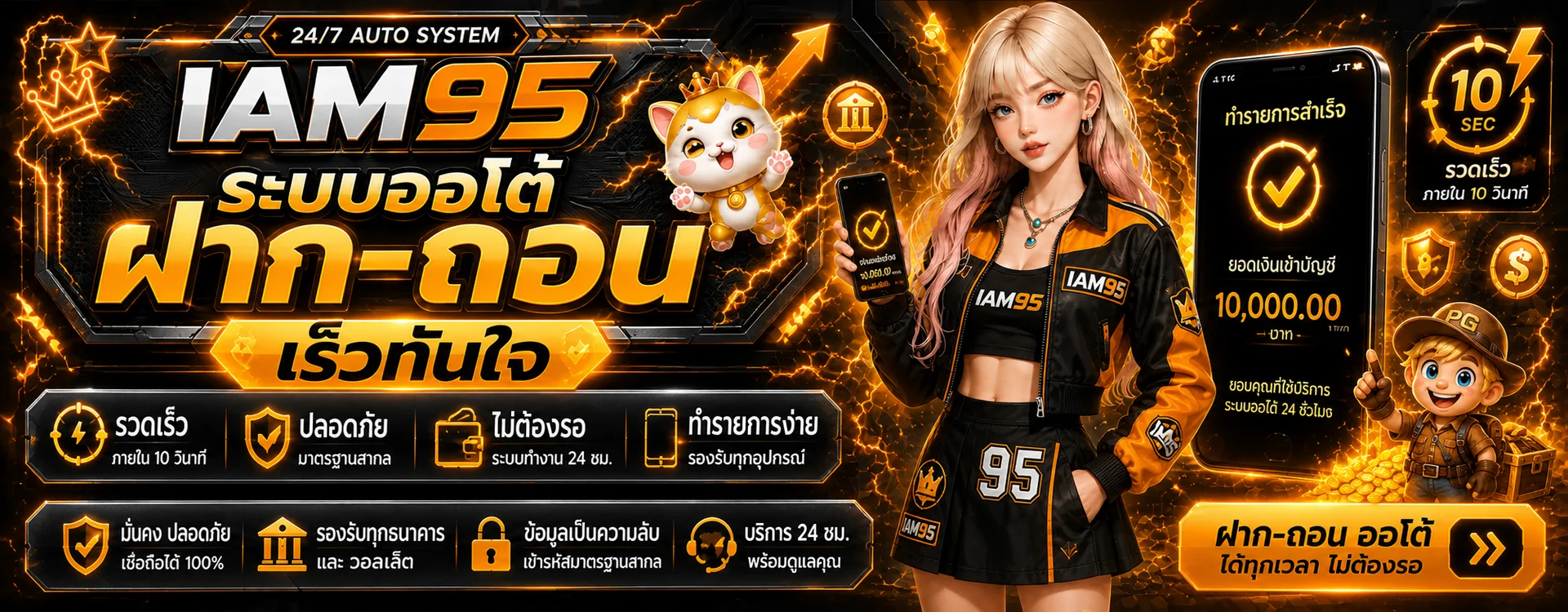 IAM95 เว็บพนันออนไลน์ สล็อต คาสิโน กีฬา หวย ครบ